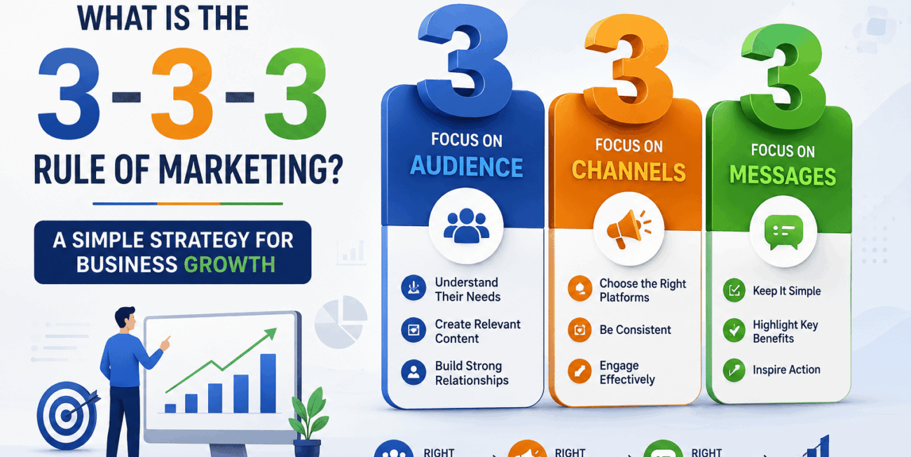 What is the 3-3-3 Rule of Marketing? A Simple Strategy for Business Growth
