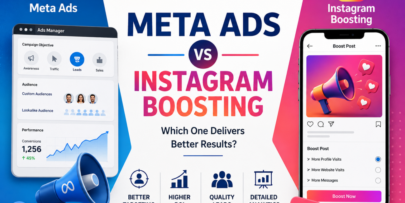 Meta Ads vs Instagram Boosting